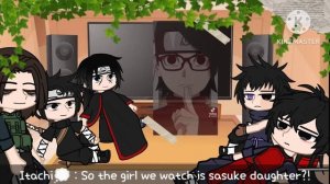 Uchiha Clan React to Sarada Timeskip