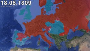 The Napoleonic Wars Every Day using Google Earth