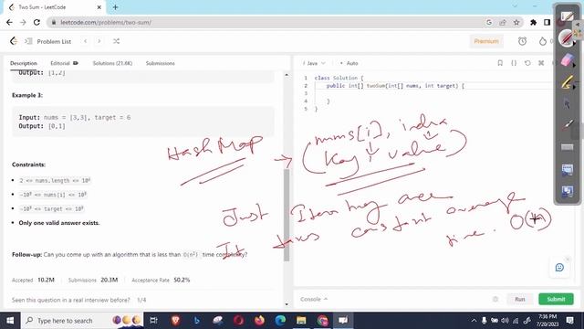 LeetCode 1.Two Sum Problem - - Efficient Java Solution? смотреть онлайн