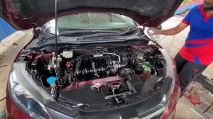 Honda Vezel Engine Bay Cleaning