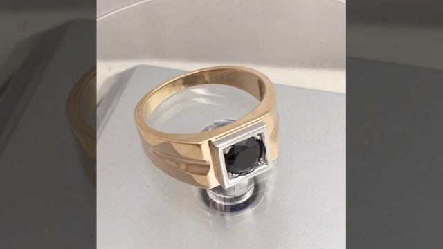 Печатка мужская с чёрным камнем смотреть онлайн