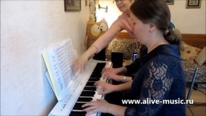 М. Дунаевский - "Непогода". Ф-но в 4 руки +фонограмма
