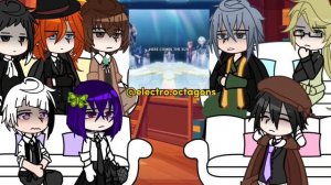 Armed Detective Agency + Chuuya & Akutagawa react to Y/N as Columbina || AlmøndTea