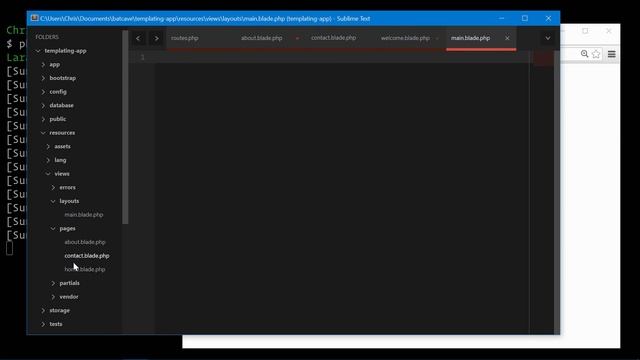 [Laravel Templating with Blade] Lesson 3 Layouts смотреть онлайн