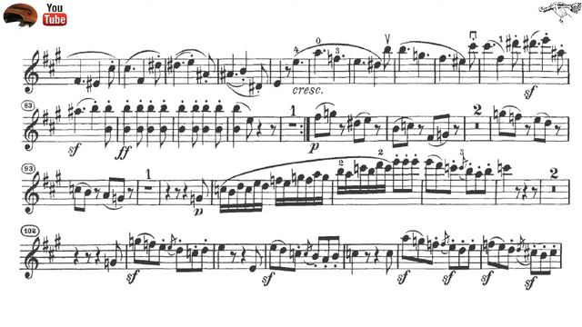 Beethoven, violín sonata no. 2 , 1st movement | Piano Accompaniment смотреть онлайн