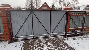 Откатные автоматические ворота. Высокое качество