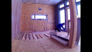 Теплый пол в каркасный дом | Переделываю пол
