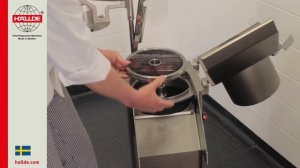 New HALLDE Vegetable Preparation Machine RG-300i Manual Feeder Tray