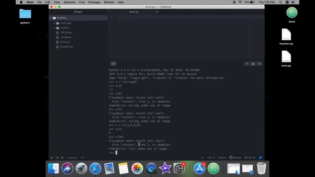 Python Module 6-2 : Errors in Python смотреть онлайн