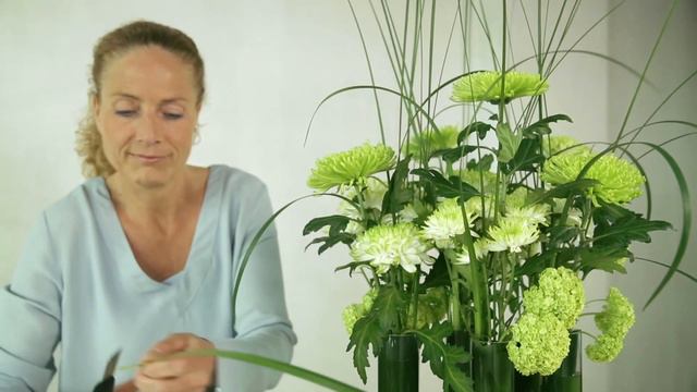 Deliflor - how to make chrysanthemum arrangements-natural смотреть онлайн