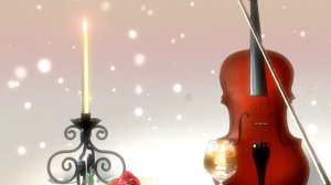 Заставка скрипка свечка, скачать бесплатно HD для видеомонтажа