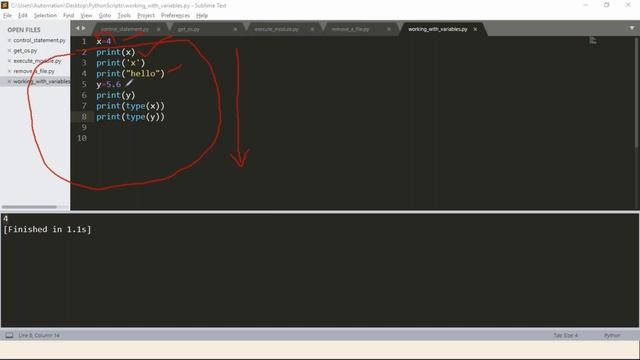 11.Complete Python Basics for Automation - Introduction to variables and print with variables