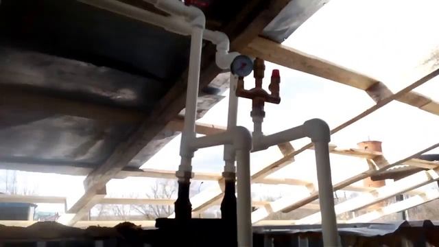 Обвязка твердотопливного котла.сушка дров в контейнере. смотреть онлайн