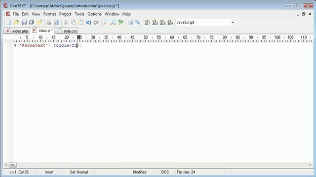 jQuery Tutorial - 56 - removeClass смотреть онлайн