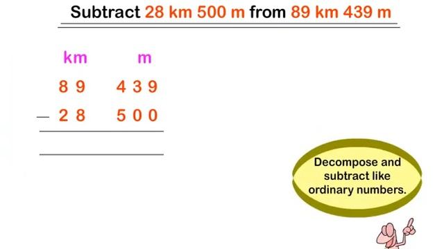 Subtraction - Kilometres and Metres смотреть онлайн