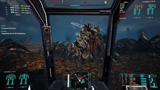 Heavy Assault Mech (Cataphract) - Mechwarrior 5 Gameplay смотреть онлайн