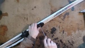 Неудачный ремонт крепления лыж, своими руками