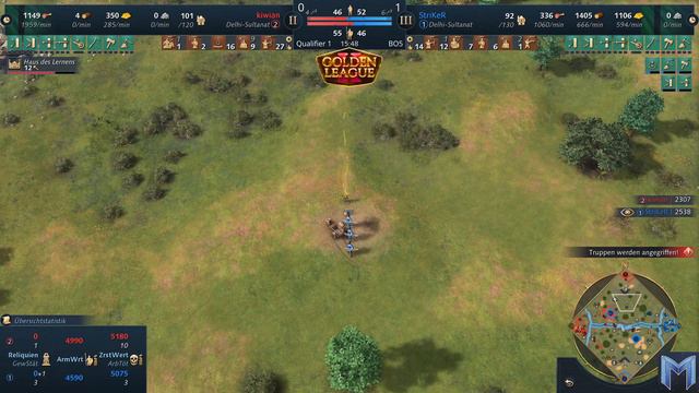 StriKeR 🇩🇪 vs kiwian 🇰🇷 - Golden League 2 - Qualifier - Age of Empires 4 [Deutsch/4K] смотреть онлайн