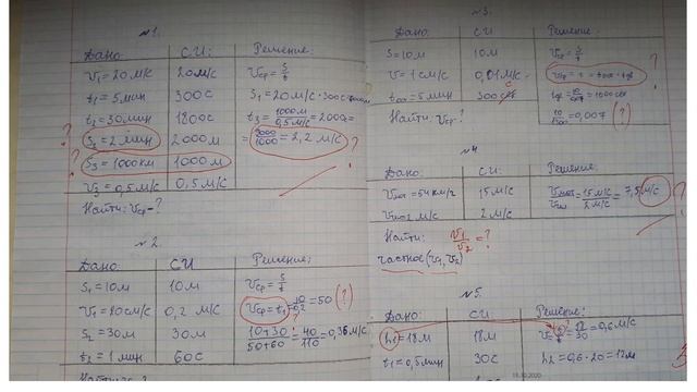 Анализ ДКР Средняя скорость 7 класс смотреть онлайн