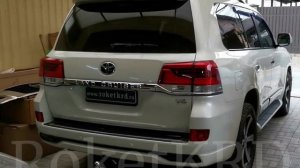 Рестайлинг Toyota Land Cruiser 200 с 2015 в 2016 год Executive
