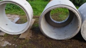 Дренаж. Накопительная емкость из бетонных колец. Часть 1