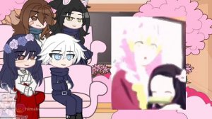 jjk react to y/n as mitsuri kanronji ||