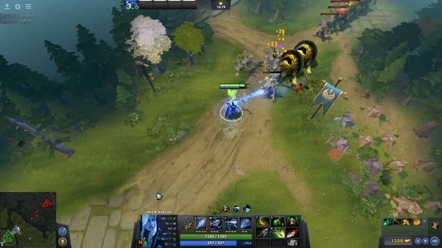 ДРОВКА HORDE MODE. SOLO ПРОХОЖДЕНИЕ. КАСТОМКИ В ДОТЕ.