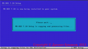 Установка MS-DOS 7.1 и Windows 3.1