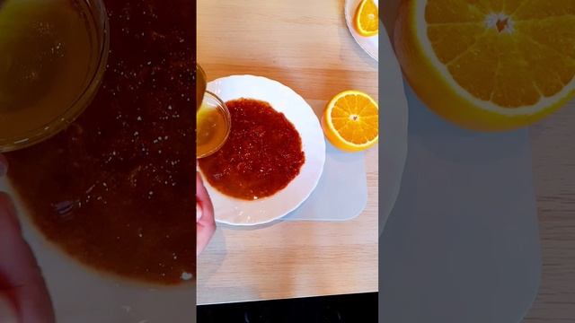 Джем из свежей  хурмы с медом и апельсином. Без варки!!! смотреть онлайн