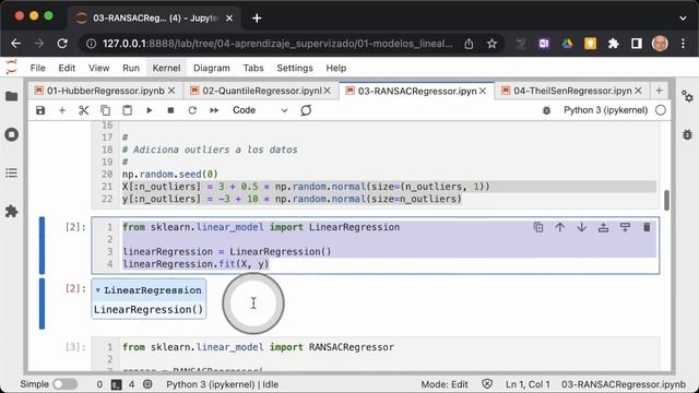 ML con scikit-learn Ep 27.03 | Random sample consensus  (RANSAC)