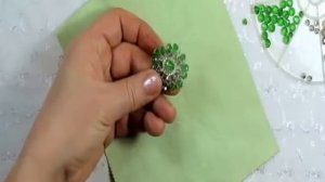 Кулон из бисера.Мастер класс.