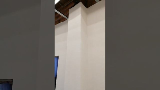 Декоративная штукатурка. Отделка холла. Чёрный мрамор и шёлк. Начало.