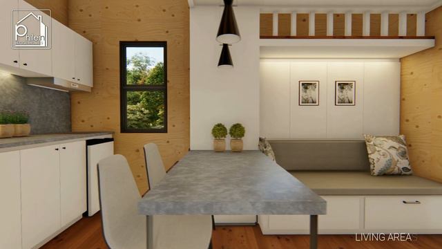 tiny MODERN BAHAY KUBO Design Idea 24sqm (3 x 5.5 meters) | KUBO HOUSE TOUR смотреть онлайн