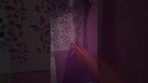 Текстура на жидких обоях из шпатлёвки своими руками