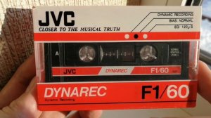 Редкая аудиокассета JVC F1. #audiocassette