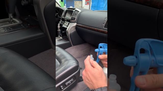 Дезинфекция автомобилей с применением вирулицидного дезинфицирующего средства надуксусная кислота. смотреть онлайн