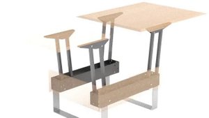 Механизм стол-трансформер  | SmarTABLE 587