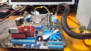 Диагностика материнской платы Asus P7H55 на редком сокете LGA1156