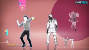 Robin Thicke BLURRED LINES Lyrics & Dance Moves Just Dance 2014) (HD)