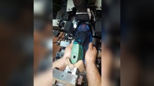 Затяжка носочно пучковой части обуви. (ЗНПЧ). Рабочая обувь пластиковый подносок.