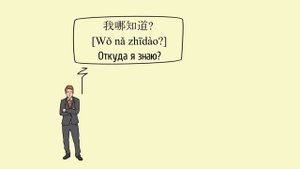 Вопросительные местоимения в китайском языке 哪, 哪里, 哪儿.