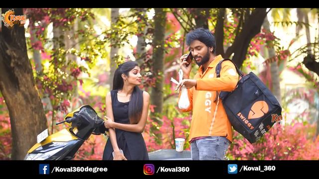 Delivery Boy With iPhone📱& Royal Enfield🏍️ Proposing Prank On Cute Girl👩🔥 | Kovai 360* смотреть онлайн