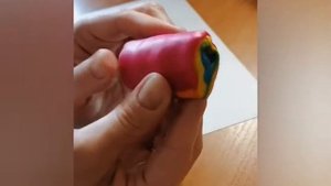 Многослойная пластилинография. Миллефиори. На тему "Бабочка" #СидимДома#