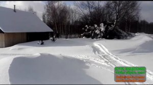 Самодельный снегоход vs толкач-буксировщик