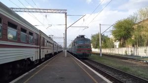 Отправление поезда 127 Харьков-Ковель станция Полтава-Южная