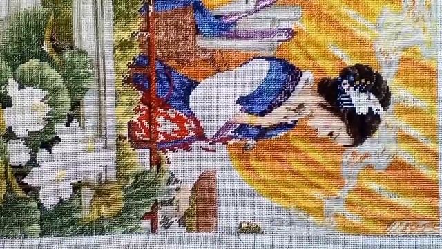 Вышивка крестом. Двенадцать красавиц смотреть онлайн