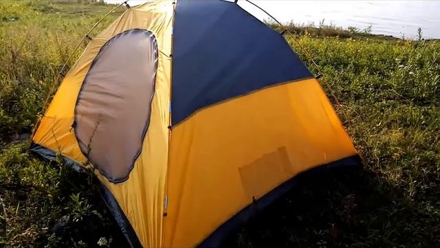 Палатка 4-х местная с тамбуром летняя. Greenell Kavan4. смотреть онлайн