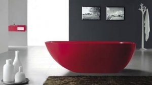 Ванная комната в стиле хай-тек. Интерьер ванной комнаты в стиле хай-тек.