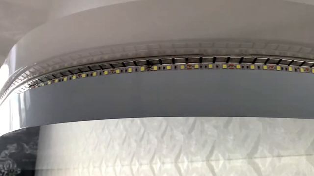 Двухуровневый глянцевый натяжной потолок с подсветкой в Некрасовке - Потолок на ОК смотреть онлайн