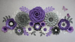 Настенные цветы из изолона и фоамирана. Крепление к стене./ Flowers from isolone